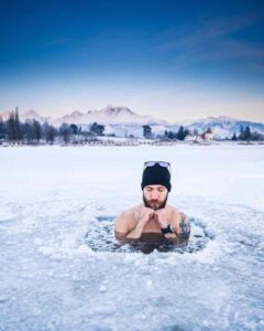 Abnehmen durch Eisbaden